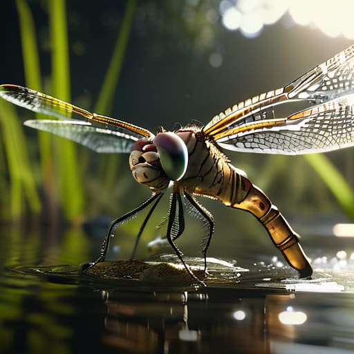 Decoding the Dragonfly Life Cycle Stages and Aquatic Nymph Development.