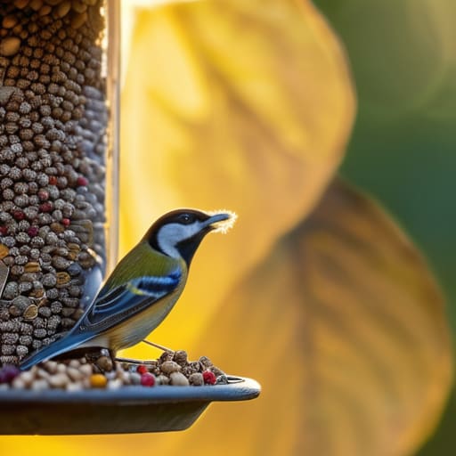 Complete guide to feeding birds book cover.