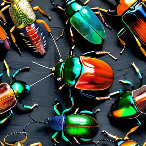 Diagram explaining how beetles are classified.