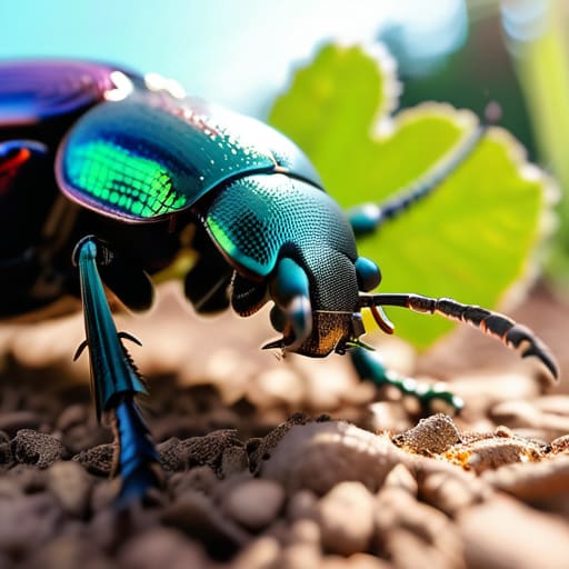 How ground beetles are studied as predators.