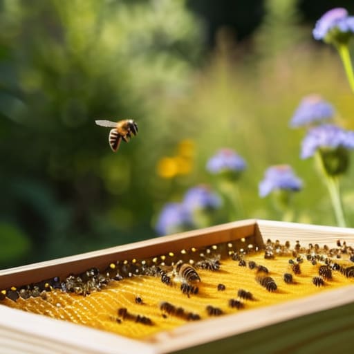 How honeybees differ from wild bees.
