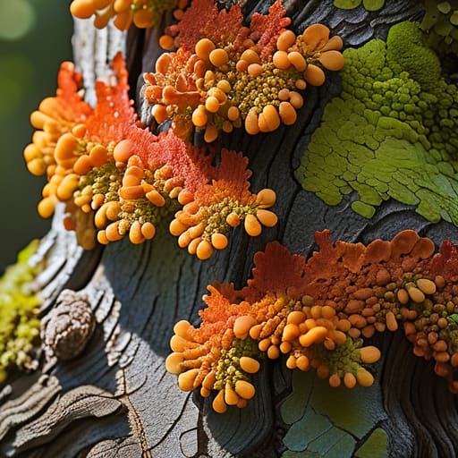 How lichens indicate air quality in nature.
