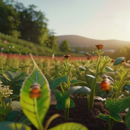 How organic farming affects biodiversity comparison.