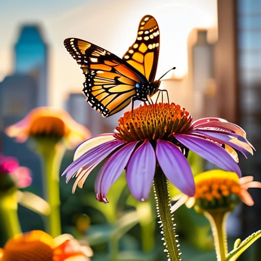 How urban gardens support local pollinator populations.