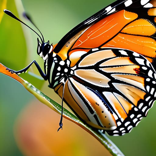 The lifecycle of monarch butterfly migration patterns.